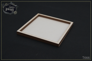 Tekturka -T666- shaker box - kwadrat - 8x8 cm
