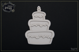 Tekturka -T677- tort 2D