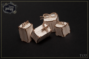 Tekturka 3D -T177- PREZENTY 3D - Boże Narodzenie i nie tylko ;)