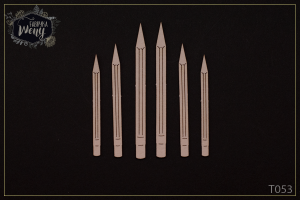 Tekturka T053- SZKOŁA - ołówki / zestaw ołówków 6 szt.