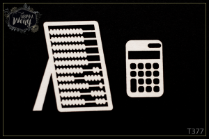 Tekturka -T377- SZKOŁA - PRZEDMIOTY - matematyka 1