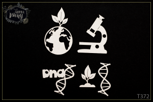 Tekturka -T372- SZKOŁA - PRZEDMIOTY - biologia