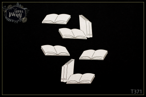 Tekturka -T371- SZKOŁA - PRZEDMIOTY - książki / polski / języki