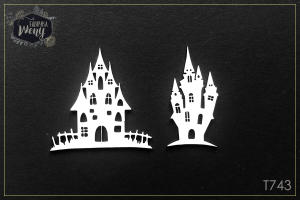 Tekturka -T743- Halloween - NAWIEDZONY DOM