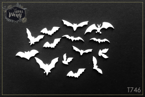 Tekturka -T746- Halloween - NIETOPERZE