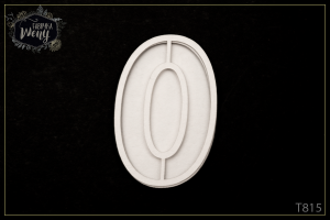 Tekturka -T815- shaker box - cyfra - 0 - zero