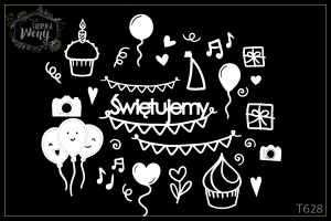 Tekturka -T628- zestaw albumowy - Świętujemy