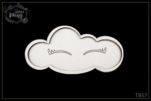 Tekturka -T857- shaker box - chmurka 9 cm