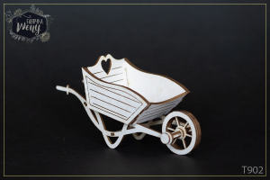 Tekturka 3D -T902- taczka do boxa