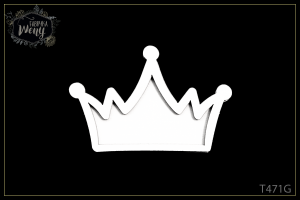 Tekturka -T471G- shaker box - KORONA ~9 cm