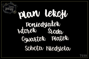 Tekturka -T939- PLAN LEKCJI