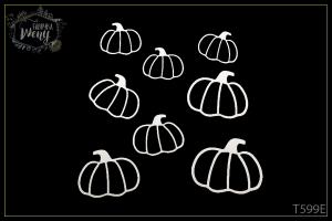 Tekturka -T599E- ażurowe DYNIE - arkusz