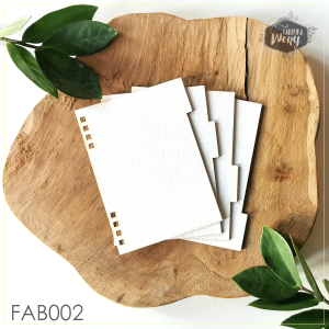 Tektura -FAB02- PRZEKŁADKI do notesu / przepiśnika / kalendarza ZBINDOWANEGO