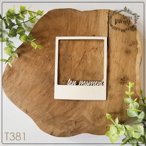 Tekturka -T381- ramka polaroid TEN MOMENT - 9x11 cm