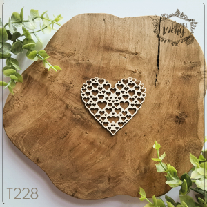 Tekturka -T228- serce z serc 1