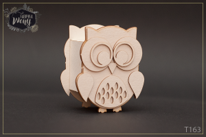 Tekturka 3D -T163- sowa skarbonka