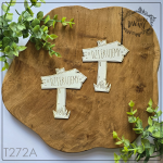 Tekturka -T272A- SZKOŁA - drogowskaz DZIĘKUJEMY - 2 szt