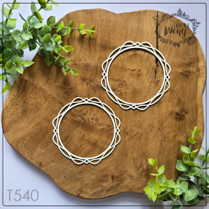 Tekturka -T540 - ramki idealne na ścianki boxa - 2 szt - średnica 8 cm 