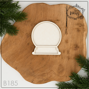 Tekturka -B185A- SHAKER BOX -  kula śnieżna 9,5 cm