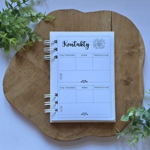 Notes A6 -N013A-  ADRESOWNIK - zbindowany