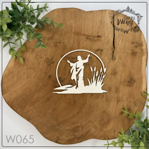 Tekturka -W065 - Zmartwychwstały Jezus w sitowiu - Wielkanoc