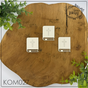 Tekturka -KOM027- biblie - 3 szt - Komunia