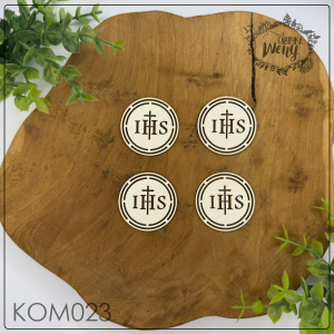 Tekturka -KOM023- hostie 2 - 4 szt - Komunia