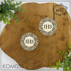 Tekturka -KOM055- hostie 6 - 5 cm - 2 szt - Komunia
