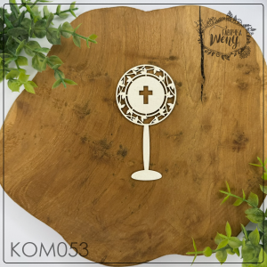 Tekturka -KOM053- monstrancja 4 - Komunia