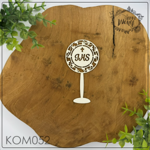 Tekturka -KOM052- monstrancja 3 - Komunia