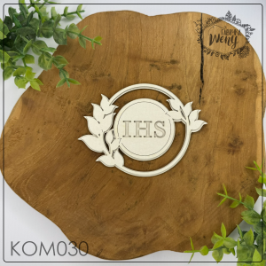 Tekturka -KOM030- hostia ozdobna 2D - Komunia