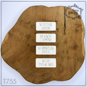 Tekturka -T755- tabliczki na ścianki boxa - na kawior i szampana itp.