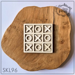 BAZA SKLEJKA -SKL96- gra kółko i krzyżyk - 10 cm